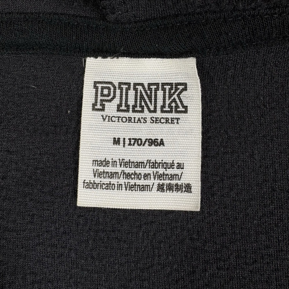 Victoria Secret PINK Women Velour Tracksuit 2 Piece Top Size M Pants Size S Y2K - Picture 5 of 15